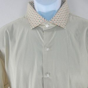 STEVEN LAND Dress Shirt Men's XL French Flip Cuff